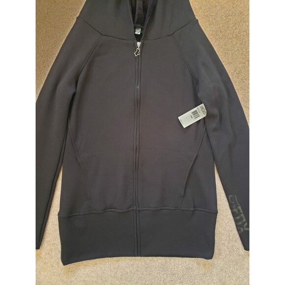 Fox Racing Nwt Women's Sherpa Fleece Lined Full Zip Sweatshirt Hoodie Black Larg - Picture 2 of 8